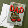 Socks And Sandals Father's Day Card, thumbnail 2 of 4