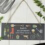 Personalised Garden Hanging Slate Sign Gift, thumbnail 2 of 4