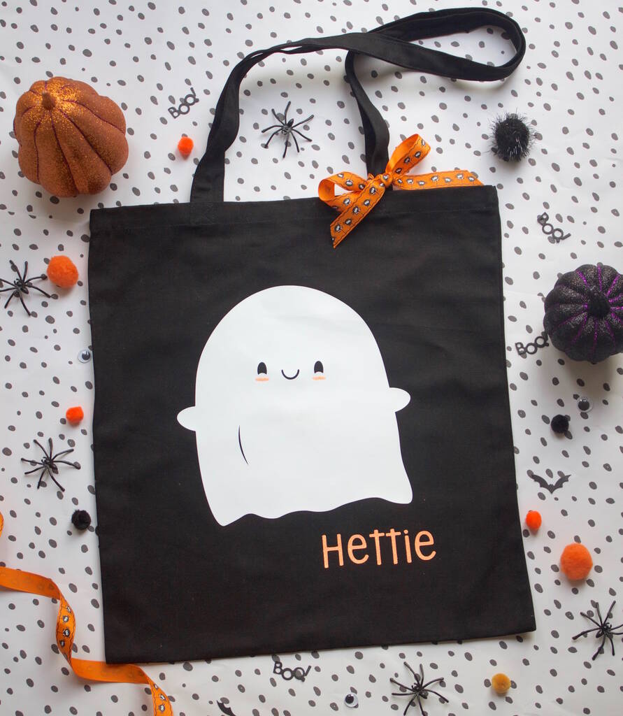 Personalised Halloween Trick Or Treat Bag By Lola & Gilbert London Ltd