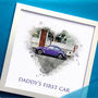 Personalised Watercolour Car Portrait Framed Print, thumbnail 2 of 7
