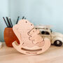 Personalised Handmade Wooden Sculpture Gift For Daddy, thumbnail 4 of 4