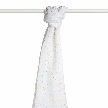 First Kisses Organic Muslin Swaddle, 3 of 3