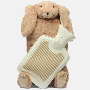Personalised Embroidery Brown Bunny Hot Water Cover, 6 of 9