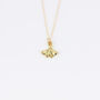 Gold Ginkgo Leaf Necklace, thumbnail 1 of 8