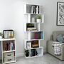 190.5cm H X 70cm W Geometric Bookcase, thumbnail 1 of 9