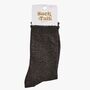 Bronze Sparkly Glitter Ankle Socks Women's, thumbnail 2 of 2