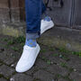 Peace Light Blue And Jigsaw Blue Men's Socks Bundle, thumbnail 4 of 6