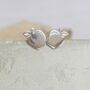 Sterling Silver Apple Earrings, Best Teacher Ever, thumbnail 3 of 5
