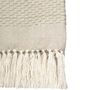 Offwhite Fringe Throw, thumbnail 4 of 5