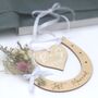 Wedding Horse Shoe Personalised Dried Flowers, thumbnail 2 of 5