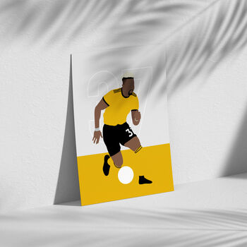 Adama Traore Wolves Football Poster, 2 of 3