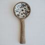 Handmade Pottery Brown/ Cream Textural Spoon, thumbnail 2 of 8