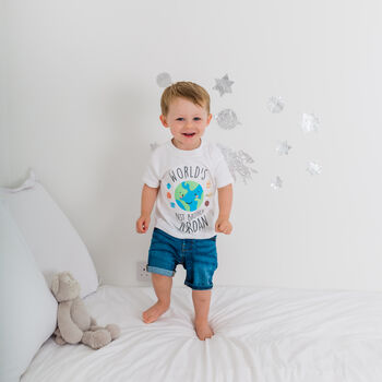 Personalised Space Big Brother Sister Top / T Shirt, 10 of 12