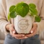 Personalised Birth Month Flower Plant Pot, thumbnail 1 of 8
