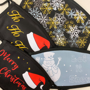 Personalised Christmas Face Mask Adults + Children, 5 of 7