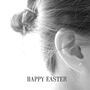 Silver Bunny Earrings. Happy Easter Gift, thumbnail 4 of 4