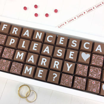 Personalised Please Will You Marry Me Chocolate Gift, 4 of 5