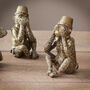 Set Of Three Moroccan Monkey Ornaments, thumbnail 3 of 4