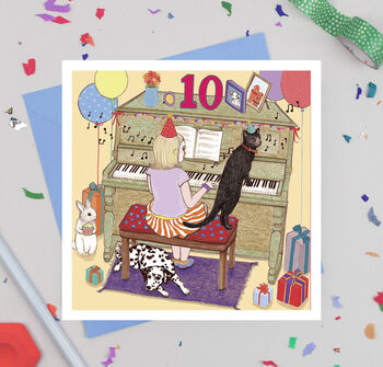 'Ten' Birthday Card, 2 of 4