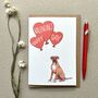 Boxer Happy Valentine's Card, thumbnail 1 of 2