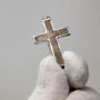 Cross Cremation Ashes Memorial Necklace, thumbnail 1 of 7