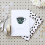 Addicted To You Coffee Cup Valentines Card, thumbnail 1 of 2