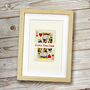 Dad Is King Personalised Vintage Playing Card Print, thumbnail 3 of 10