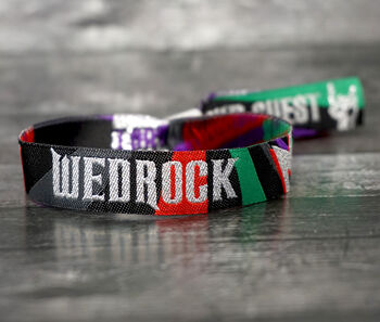 Wedrock Rock N Roll Bride Festival Wedding Wristbands, 2 of 9