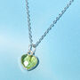 Healing Heart Peridot Gemstone Necklace, thumbnail 7 of 10