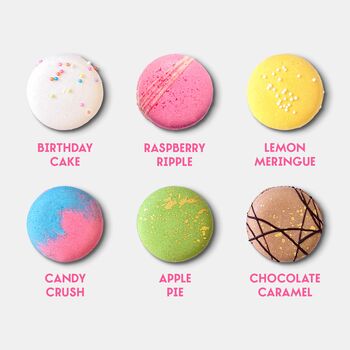 Signature Macarons Gift Box Of Six, 2 of 11