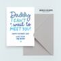 Cute Father's Day Card From The Bump, thumbnail 2 of 5