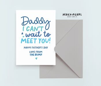 Cute Father's Day Card From The Bump, 2 of 5