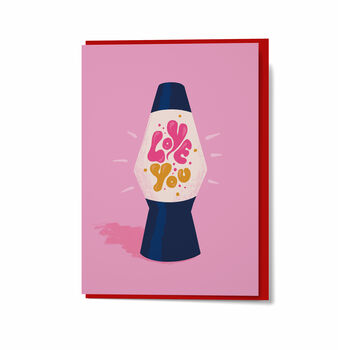 Lava Lamp Valentine's Card, 2 of 4