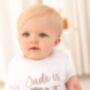 Lion Embroidered Personalised First Birthday One T Shirt, thumbnail 4 of 8