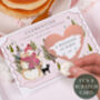 Personalised Snowman Christmas Gift Reveal Scratch Voucher, thumbnail 1 of 3