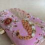 Peacock Rectangular Pink Clutch Bag, thumbnail 10 of 12