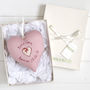 Personalised New Baby Girl Hanging Heart Gift, thumbnail 8 of 12