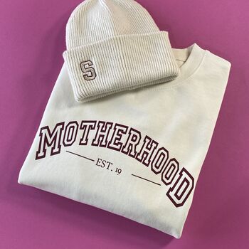 Personalised Motherhood Est. Year Sweatshirt, 3 of 6