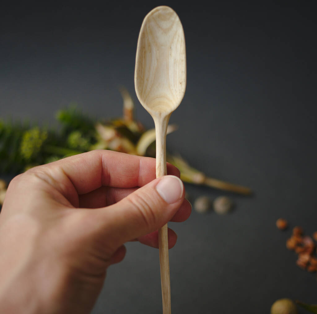 Sustainable Wooden Eating Spoon | No. 133, 1 of 8
