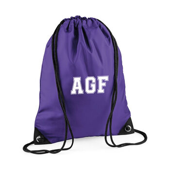 Initial Pe Bag/Gym Sack, 4 of 8