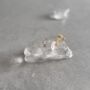 April Birthstone Diamond Gold Plated Necklace, thumbnail 1 of 10