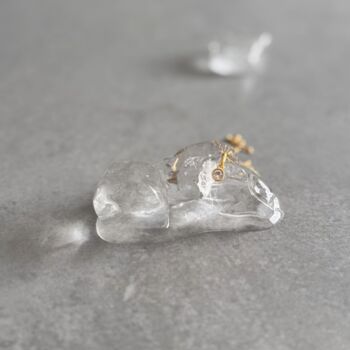 April Birthstone Diamond Gold Plated Necklace, 2 of 10