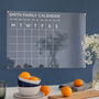 Personalised Family Acrylic Kitchen Planner, thumbnail 1 of 12