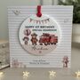 1st Or Any Age Detachable Gift Birthday Card Fireman, thumbnail 2 of 3