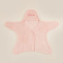 Personalised Pink Star Hooded Fleece Wrap, thumbnail 3 of 6