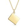 Personalised Envelope Love Heart Necklace Gold, thumbnail 3 of 7