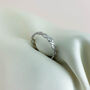 Sterling Silver Woven Plait Adjustable Ring, thumbnail 1 of 4