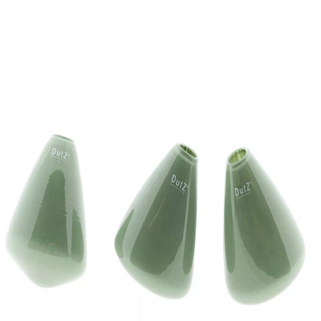 Tumbling Vase H12 D10 Cm Pistache, 1 of 6