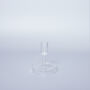 G Decor Set Of Three Scandi Clear Glass Candle Holders, thumbnail 5 of 5