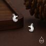 Sterling Silver Anubis Jackal Stud Earrings, thumbnail 7 of 12